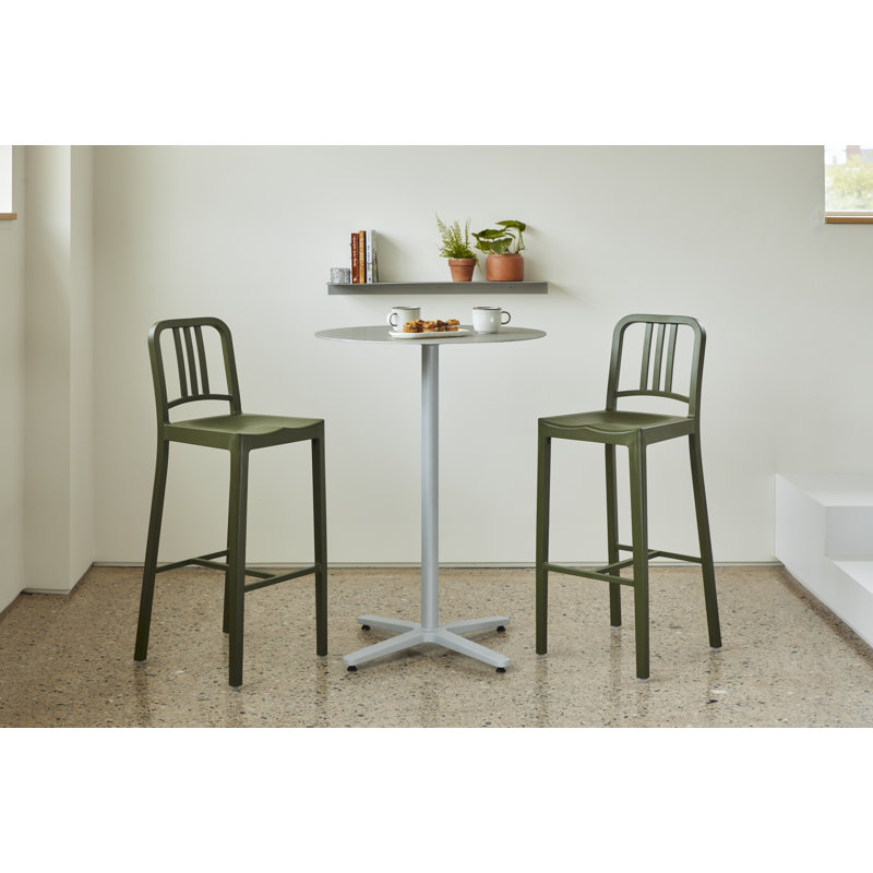111 Navy® Stool by Coca-Cola, Cypress Green, Bar Stool (30" Seat Height)