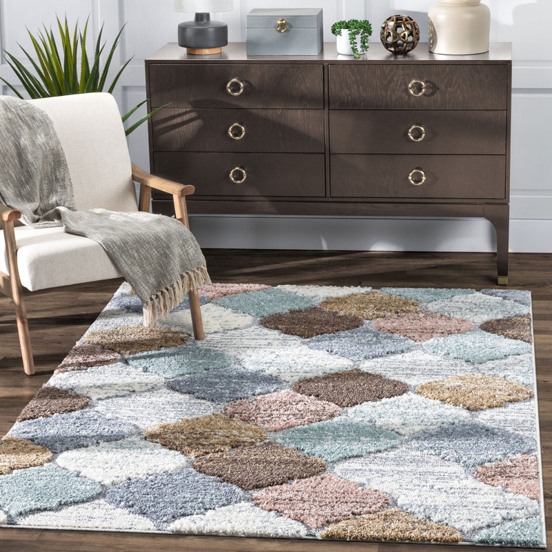 Delia Synthetic Area Rug, Rectangle 120cm x 160cm