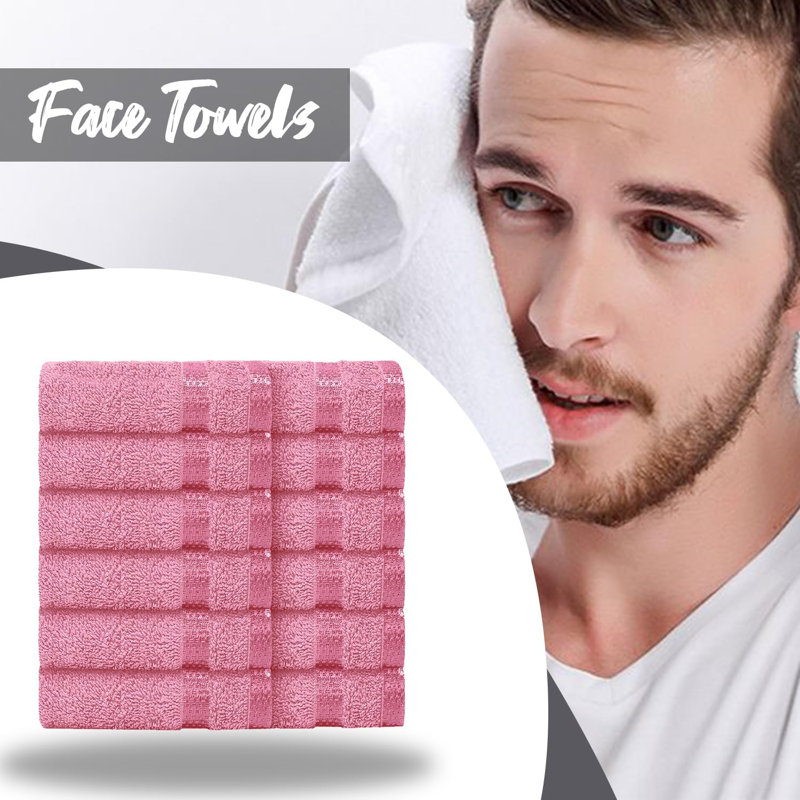 Milven Premium Face Cloth, Pink