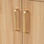 Ensemble de meuble-lavabo 30 po avec lavabo, armoire de salle de bain multifonctionnelle avec portes et tiroir, panneau de fibres à densité moyenne