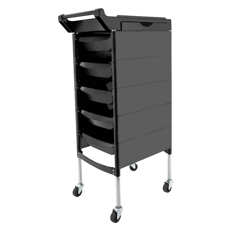 Chariot de salon multifonctionnel avec roulettes H 35,4 po x l 20,5 po à 6 niveaux