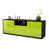 High-gloss Green / Matte Anthracite