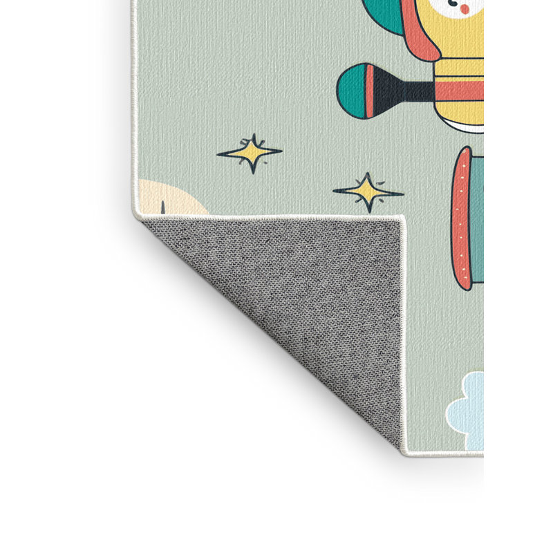 Tapis pour enfants East Urban Home, Rectangulaire 3 pi x 5 pi