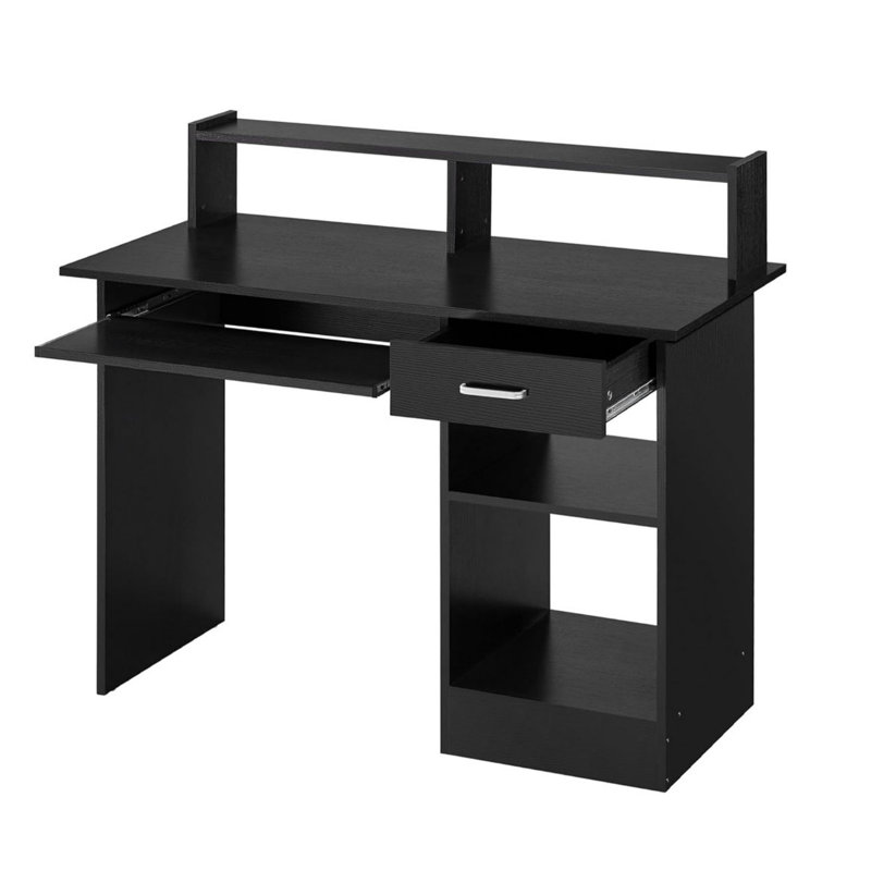 Bureau avec huche Derdine, Noir