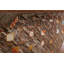 Tapis oriental brun en laine brun noué à la main 9 x 12