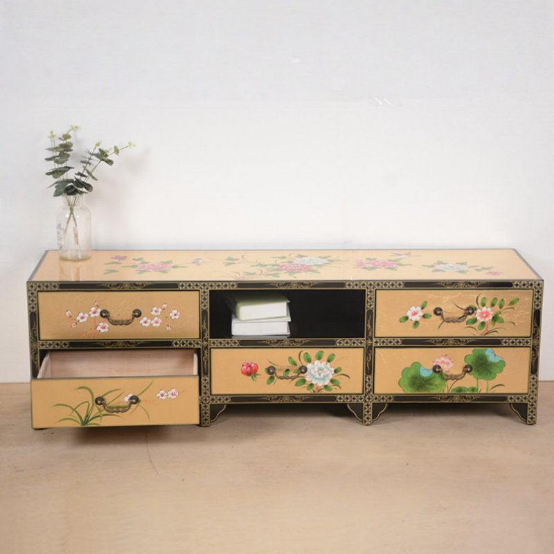 Creative Painted TV Stand
