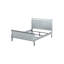 Très grand lit oriental de style platine, matériau en bois synthétique, conception courbée élégante, 29 po, offre un lit de soutien durable en platine, structure en bois, plancher de 10 po-752249141-752249142