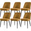 Antavious 49cm H Velvet Upholstered Upholstered Back Side Chair-1473534386