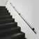155" Wall Support Industrial Loft Pipe Handrail For Stairs