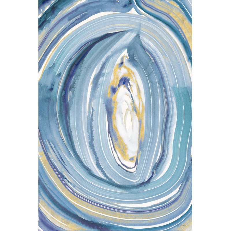 Terrain Gilded I - peinture sur toile tendue, H 48 po x l 32 po