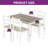 5 Pieces Dining Table Set-1831724967-1831724961