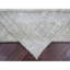 Tapis gris en laine noué à la main 8 pi x 9 pi 10 po Angora