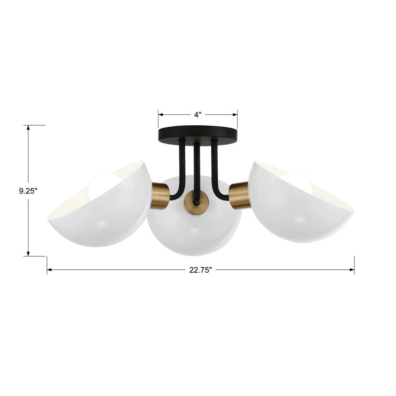 Plafonnier 3 lumières Anderle