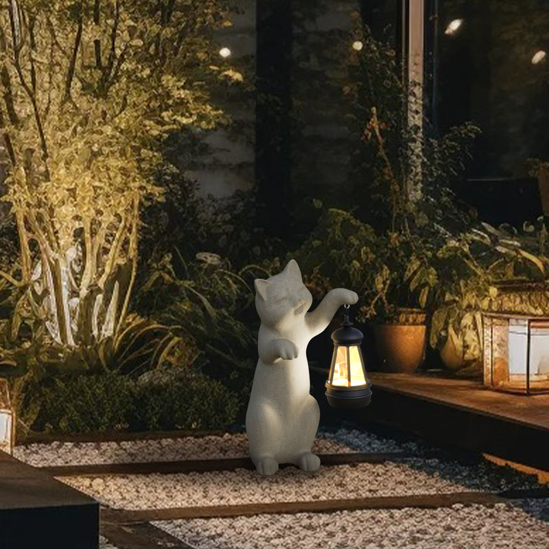 Resin Garden Statue, Beige
