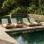 Chaise longue de patio réglable Aryan-266197625
