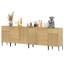 Buffet 4 portes 94,5 po en bois rosé 94,5 po-905723353