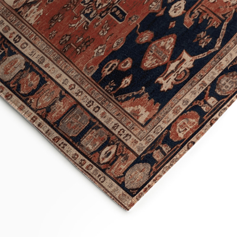 Tapis turc intérieur et extérieur brun, Rectangulaire 3 pi x 5 pi