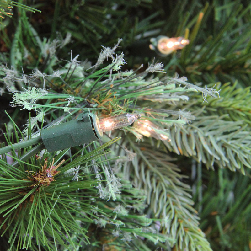 Arbre de Noël artificiel pin clair 3 pi x 29 po pré-éclairé avec cachemire Ashcroft