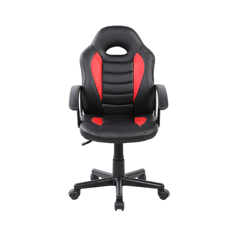 Mobili Kid's Gaming and Student Racer Chair with Wheels, Red