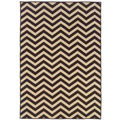 Peake Wool Chevron Indoor Rug