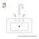 Widespread 2-handle Bathroom Faucet with Drain Assembly