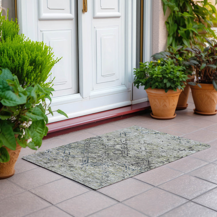  Mahaney Indoor/Outdoor Area Rug with Non-Slip Backing