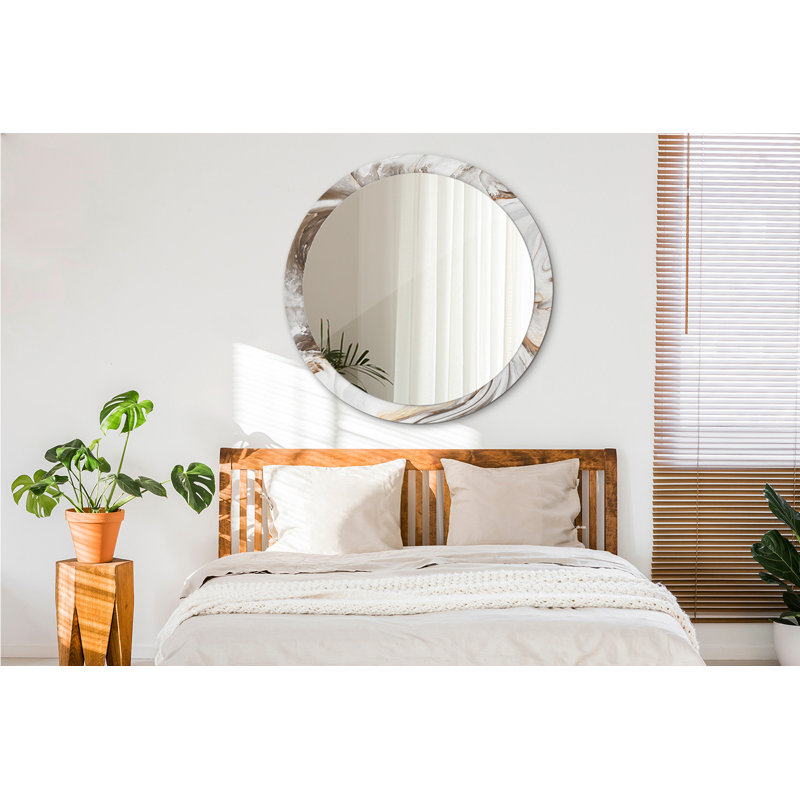 Huldar Glass Flat Wall Mirror