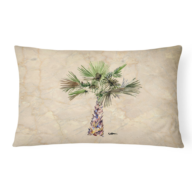 Coussin décoratif intérieur/extérieur palm tree