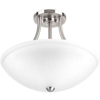 Gather Glass LED Semi Flush Mount