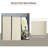 6' 3 Panel Room Divider
