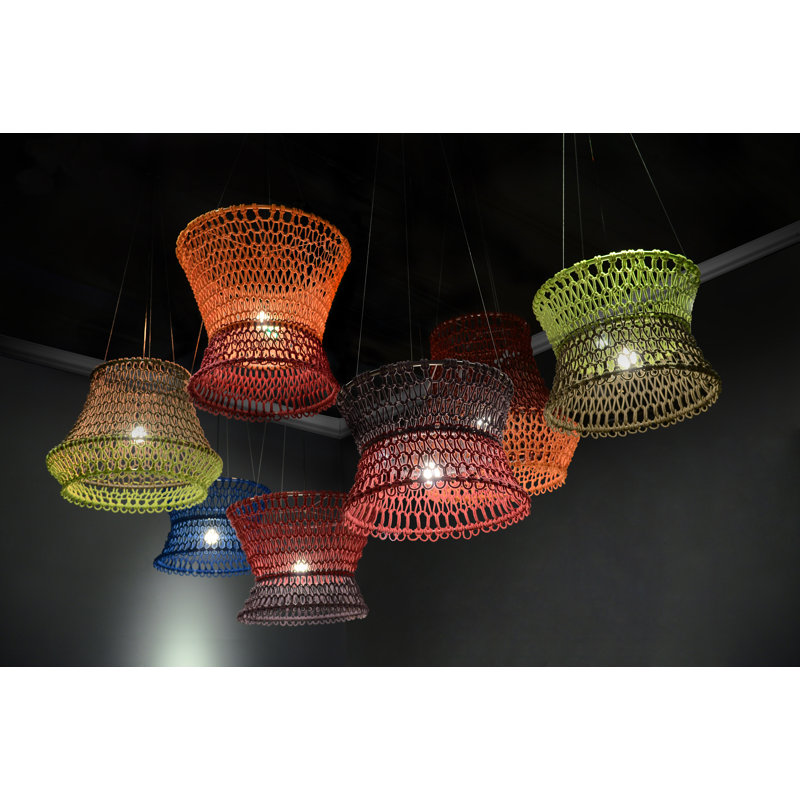 Carousel 1 - Light Pendant, Plum/Orange