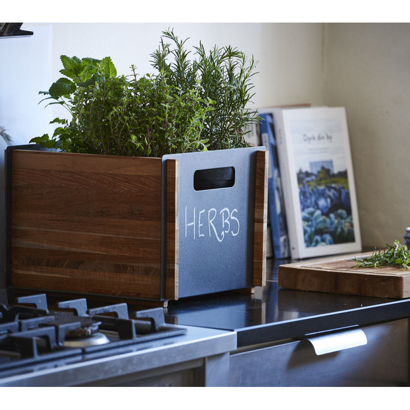Solid + Manufactured Wood Box, Lava Gray