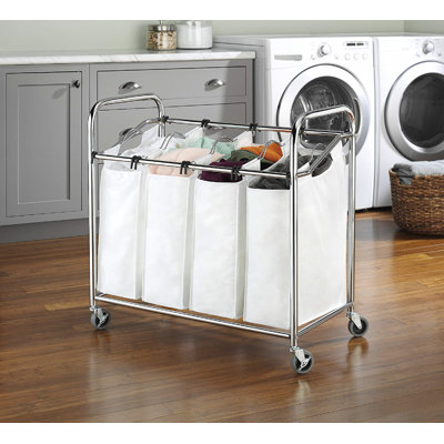 Trieur de linge à 4 sections