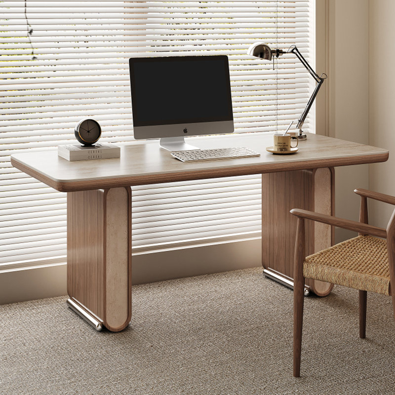 Bureau de luxe haut de gamme léger et moderne, H 29,53 po x l 70,87 po x P 31,5 po