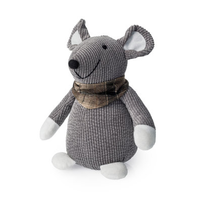 Mouse Door Stop Grey