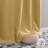 Grommet Room Darkening Linen Textured Curtain-607110985-607110984