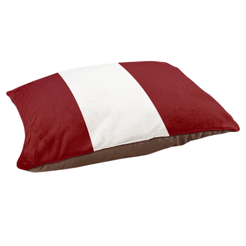 Coussin Louisville, Grenat, Très grand (l 50 po x P 40 po x H 7 po)
