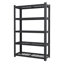 Étagère 72 po H 72 po à 5 niveaux pour tablettes robustes réglables (capacité de charge de 2 000 lb) - Organisateur de tablettes en métal pour garde-manger, garage, cuisine