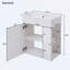 Meuble-lavabo flottant avec lavabo en céramique