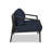 Delaine 56.5'' Wide Straight Powder Coated Aluminum Loveseat with Cushions-70110002-70110009