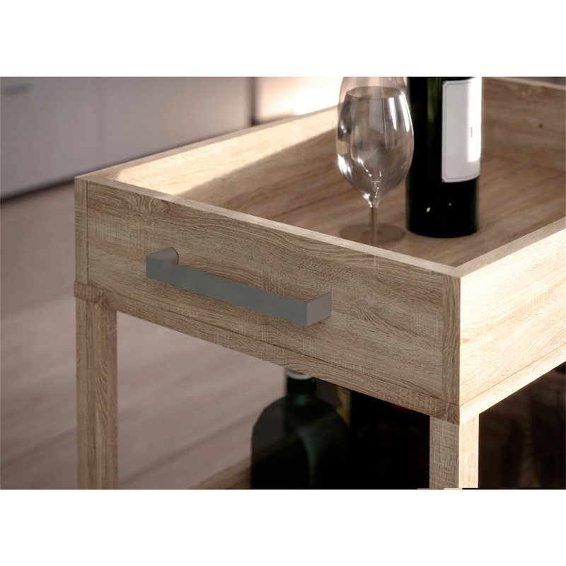 Crannell 60cm Bar Cabinet, Sonoma Oak