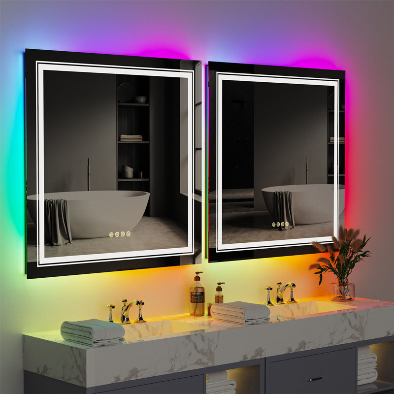 Flat Wall Mirror, 31.5" x 31.5"