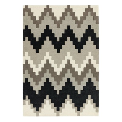 Hargrove Handmade Wool Grey Rug