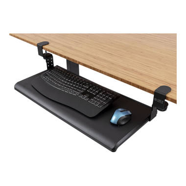 vivo Extra Sturdy Clamp-On Computer Keyboard Tray Platform with Pencil Drawer