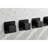 3/4" Volume Control Valve - Matte Black Shower With Adjustable Brass Handle Cast Metal Black,