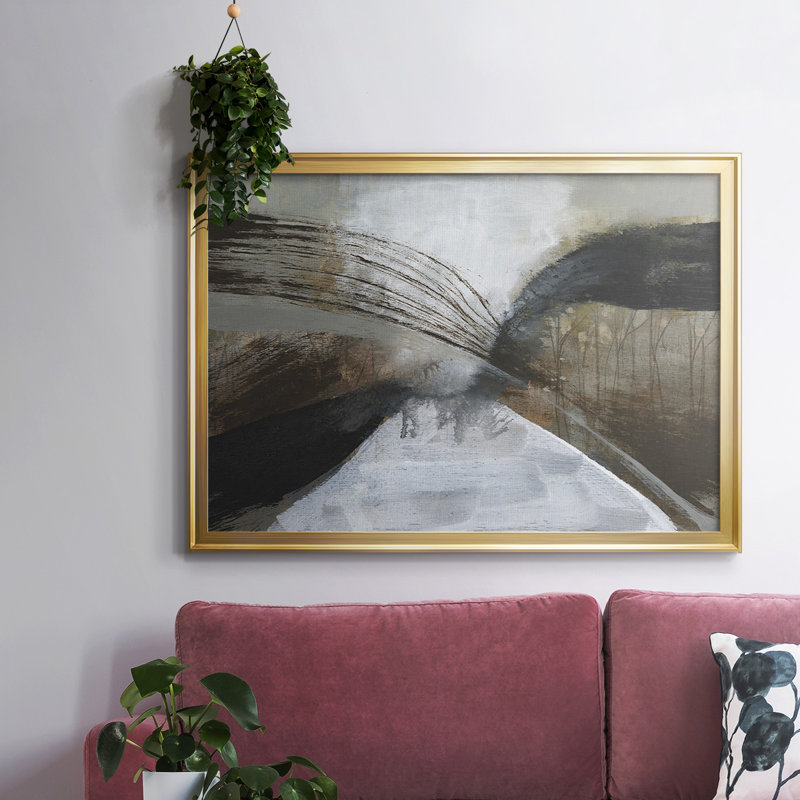 «Clouded Vortex I», reproduction d'art sur toile, Noir, H 18 po x l 26 po x P 1,5 po