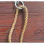 HOMCOM Wood@@Rope Swing Seat