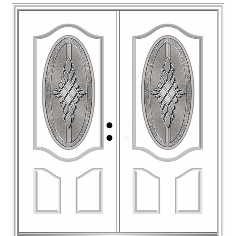 Porte d'entrée avant en fibre de verre Grace, Ouverture vers la gauche