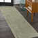 Waylynn Classic Solid Low-Pile Machine-Washable Sage Green Rug