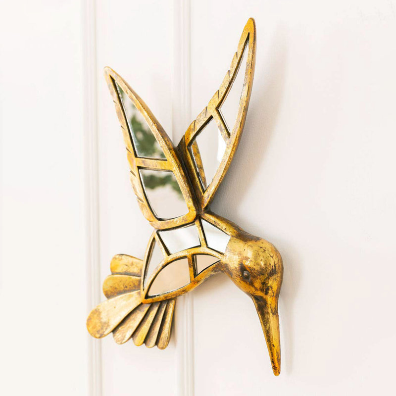 Hummingbird Mirror Wall Décor